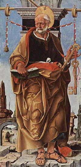 Francesco del Cossa Griffoni-Altar, ursprl. Griffonikapelle in der San Petronio in Bologna, linker Flugel Norge oil painting art